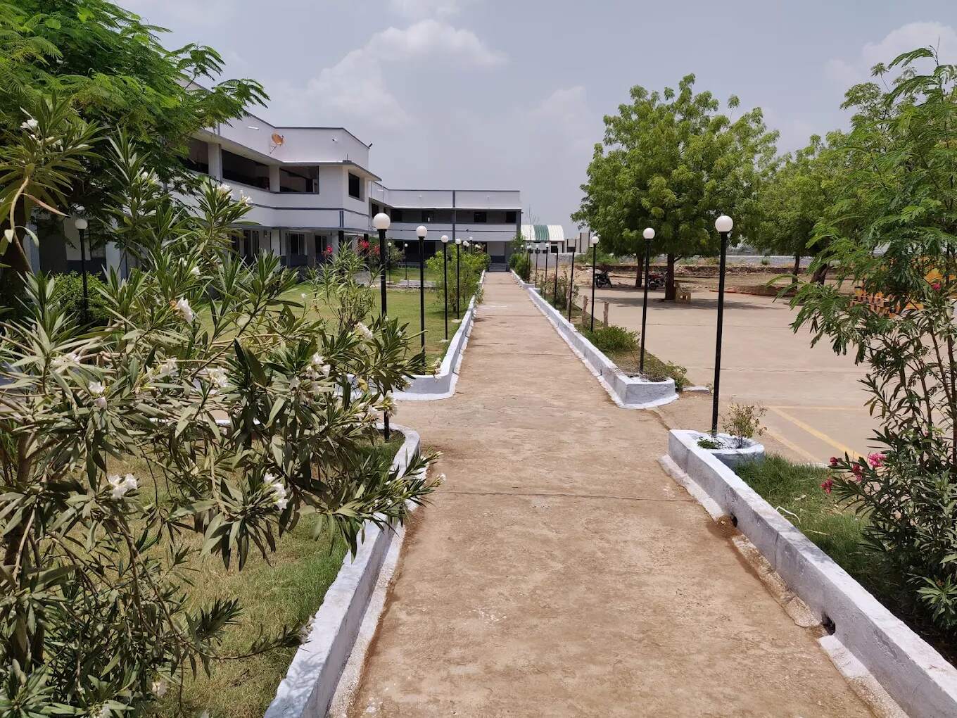 College campus exterior